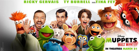 Banni&egrave;re Muppets Most Wanted